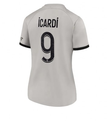 Paris Saint-Germain Mauro Icardi #9 Bortedrakt Kvinner 2022-23 Kortermet